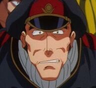 Le Lieutenant Yamamoto, une fois de plus desesp&eacute;r&eacute; par les ordres de Tylor